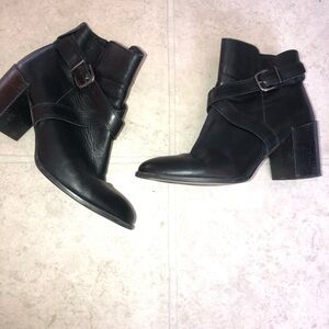 Maiden Lane Leather Ankle Boot